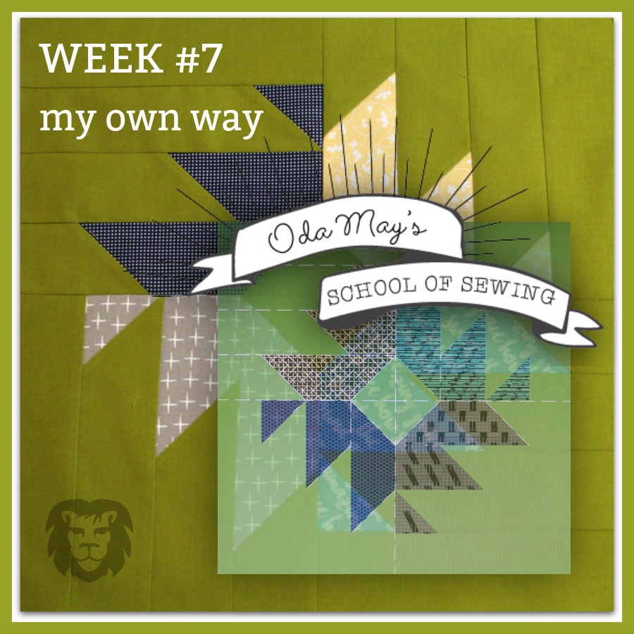 Quilt Along #7  – Wochenrückblick