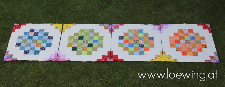 Babyquilts for triplets in a row