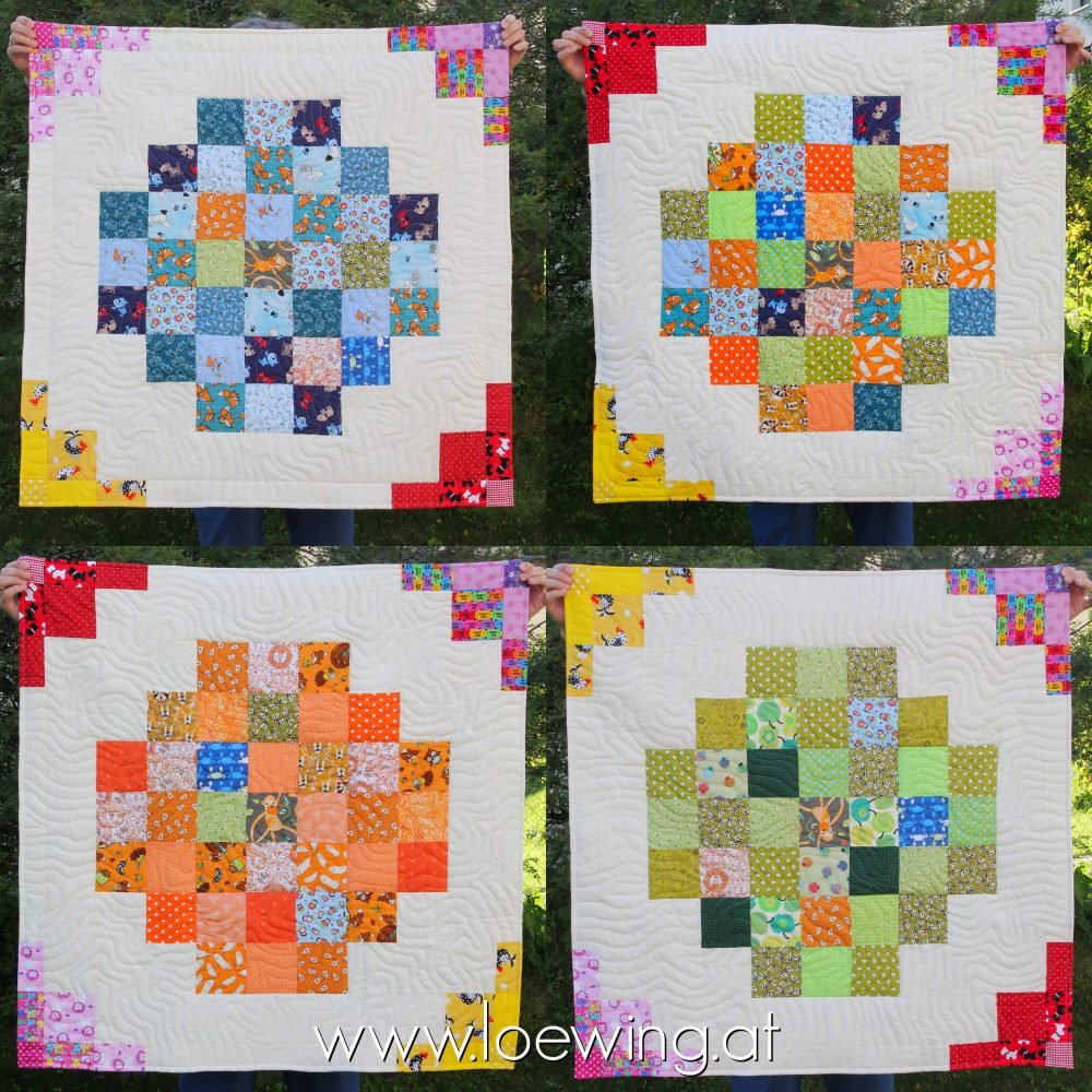 Babyquilts for triplets