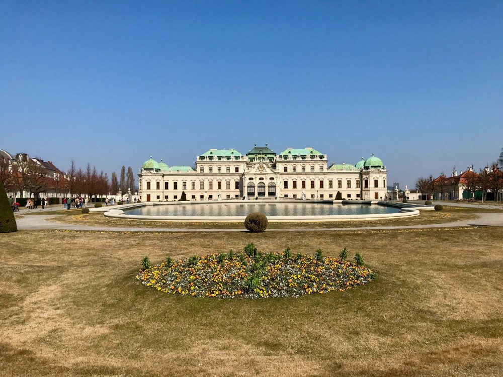 Wien oberes Belvedere Außenansicht